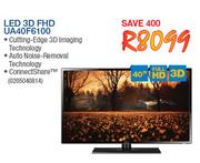 Samsung 40" LED 3D FHD TV UA40F6100 
