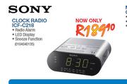 Sony Clock Radio ICF-C218