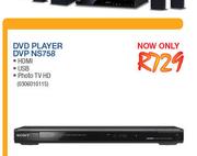 LG DVD Player  DVP NS758