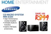 Samsung CD Micro System MM-E320