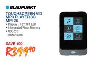 Blaupunkt Touchscreen VID MP3 Player 8G MP128