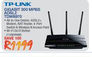 TP-Link Gigabit 300 MPBS ADSL2 TDW8970