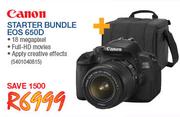 Canon Starter Bundle EOS650D