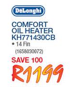 Delonghi Comfort Oil Heater KH771430CB