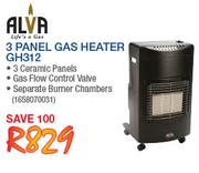 Alva 3 Panel Gas Heater GH312