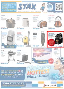 Stax : Hottest Winter Deals (23 May - 2 Jun 2014), page 1