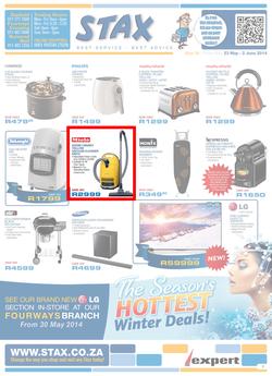 Stax : Hottest Winter Deals (23 May - 2 Jun 2014), page 1