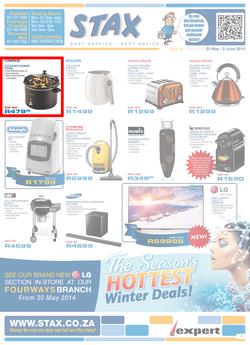 Stax : Hottest Winter Deals (23 May - 2 Jun 2014), page 1