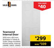 Solid Doors Townsend Internal Door 2032mm x 813mm