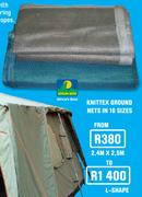 Knittex Ground Nets In 16 Sizes