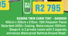 Quadra Twin Cabin Tent DAQ8000