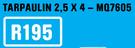 Tarpaulin 2.5x4 MQ7605