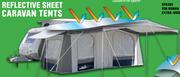 Reflective Sheet Caravan Tent Medium 5.1x4.8m 9970306