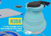 1.7 Litre Silicone Kettle With Stainless Steel Base MQ8174