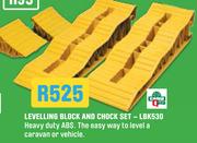 CampQuip Levelling Block And Chock Set LBK530