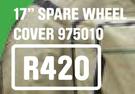 17" Spare Wheel Cover 975010