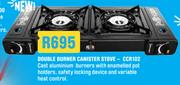 Double Burner Canister Stove CCR102