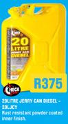 CheckPoint 20 Litre Jerry Can Diesel 20LJCY