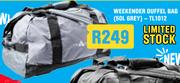 Weekender Duffel Bag 50L Grey TL1012