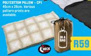 CheckPoint Polycotton Pillow CP1