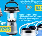 3W Cree Lantern JL4021