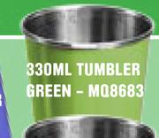 330ml Tumbler Green MQ8683-Each