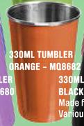330ml Tumbler Orange MQ8682-Each