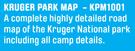 Kruger Park Map KPM1001