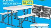Beer Table 4 Seater ZK-113SET