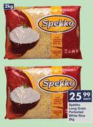 Spekko Long Grain Parboiled White Rice-2Kg Each