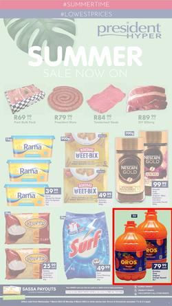 President Hyper : Summer Sale Now On (1 March - 6 March 2023), page 1