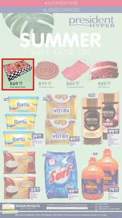 President Hyper : Summer Sale Now On (1 March - 6 March 2023), page 1
