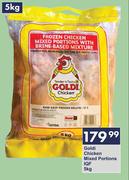 Goldi Chicken Mixed Portions IQF-5Kg