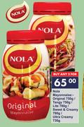 Nola Mayonnaise Original 750g/Tangy 750g/Lite 780g/Sweet & Creamy 780g/Ultra Creamy 730g-For 2
