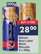 Bakers Blue Label Marie Biscuits-For 2 x 200g