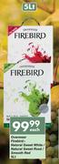 Overmeer Firebird Natural Sweet White/Natural Sweet Rose/Smooth Red-5L Each