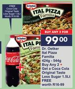 Dr.Oetker Ital Pizza Familia-For 2 x 424g-544g