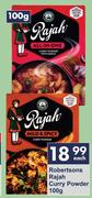 Robertsons Rajah Curry Powder-100g Each