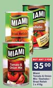 Miami Tomato & Onion Mix/Seshebo/Braai Relish-For 3 x 410g