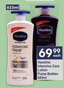 Vaseline Intensive Care Lotion Pump Bottles-625ml Each