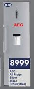 AEG 355L All Fridge Silver RK53911NX