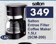 Salton 1.5L Entree Filter Coffee Maker SCM-200