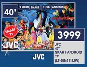 JVC 40" Smart Android TV LT-40N5115JW