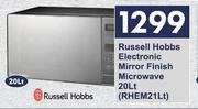 Russell Hobbs 20L Electronic Mirror Finish Microwave RHEM21L