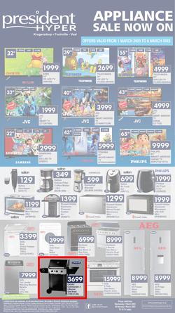 President Hyper : Appliance Sale Now On (1 March - 6 March 2023), page 1