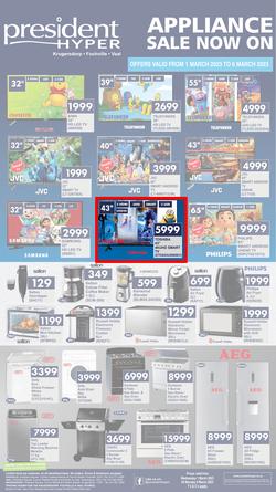 President Hyper : Appliance Sale Now On (1 March - 6 March 2023), page 1