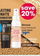Rimmel Face Products-Each