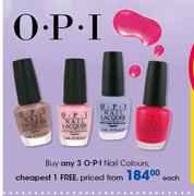 O.P.I Nail Colours-Each
