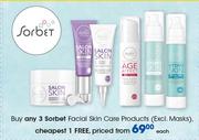 Sorbet Facial Skin Care Products(Excl. Masks)