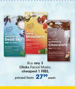 Clicks Facial Masks-Each